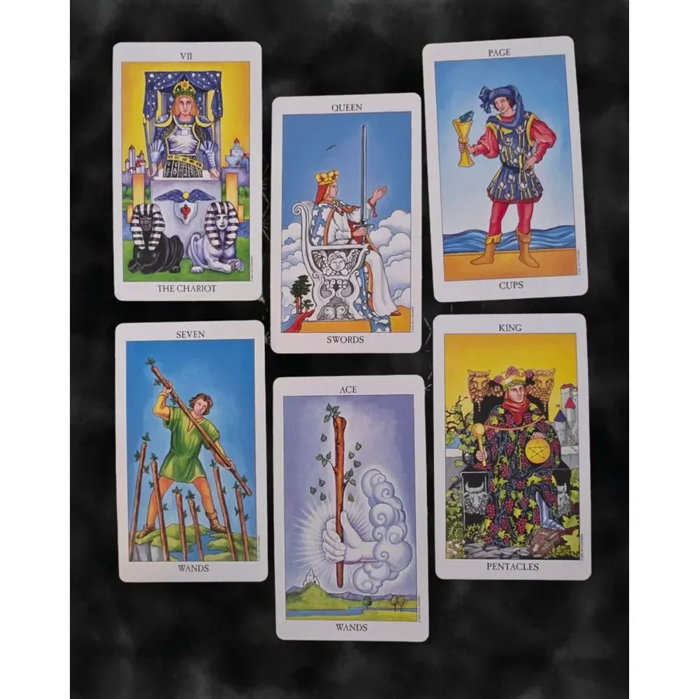 Radiant Rider Waite Tarot Deck US Games Systems Complete 78 Cards Booklet